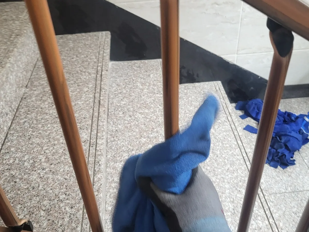 동해시 심곡동 빌라 난간·손잡이 위생청소 사례 - 행진크린